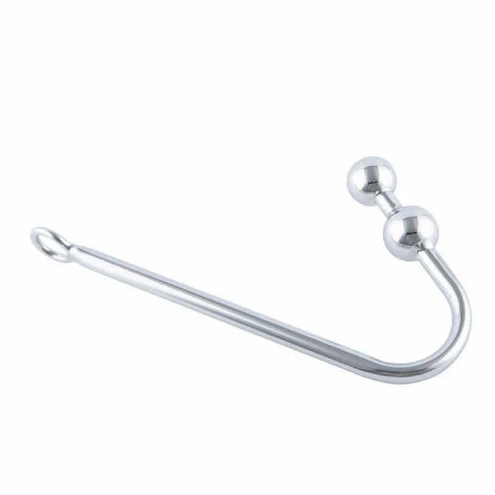 Anal Hooks Balls Two Steel 4417 Stainless Hook Anal Pleasurable 0922